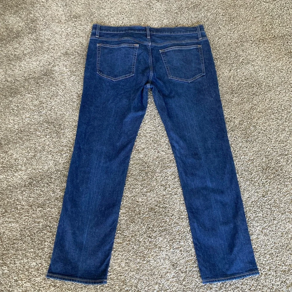 J. Crew Men's Deep Blue Straight Jeans